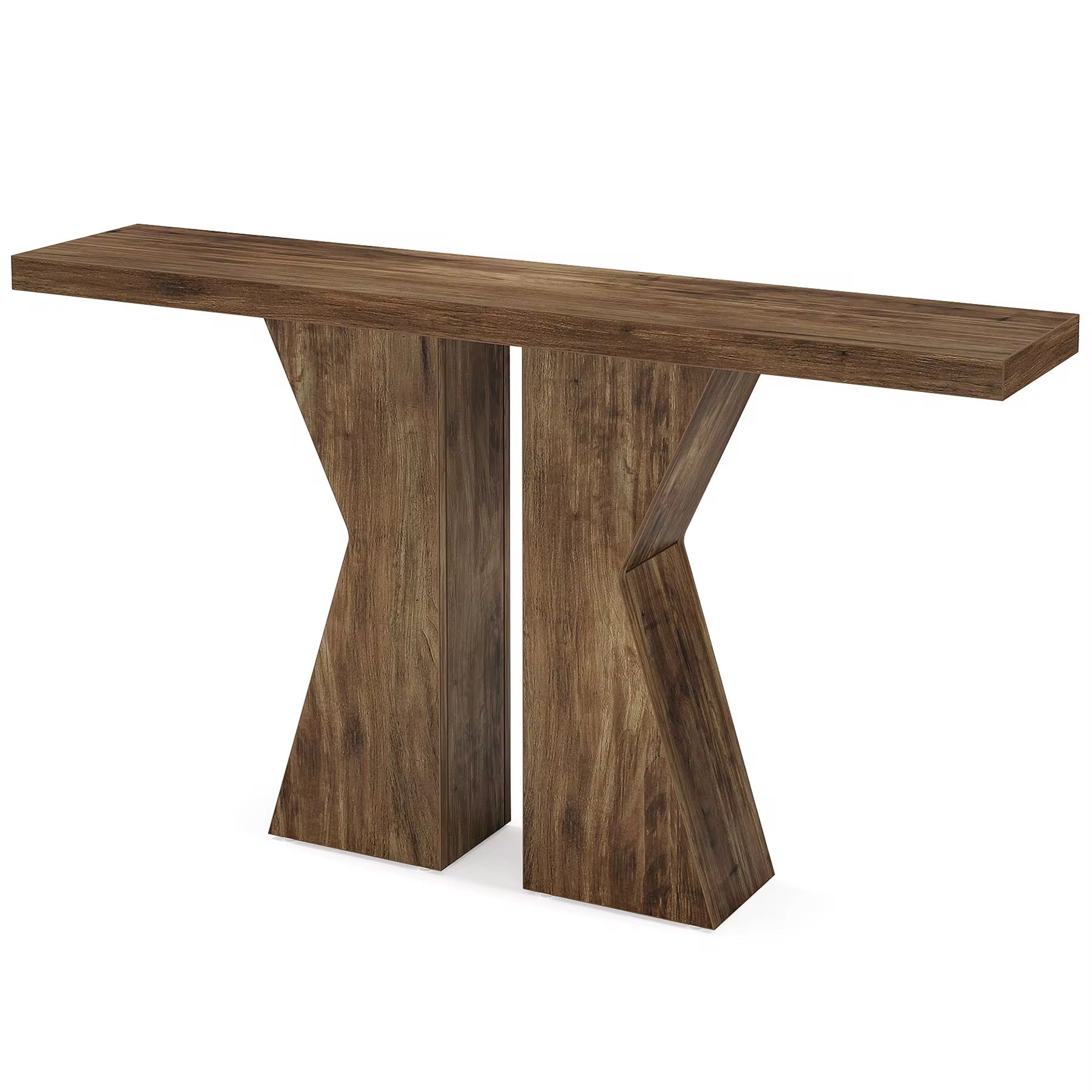 Meuble de console en bois table d’entré étroit décor à la maison